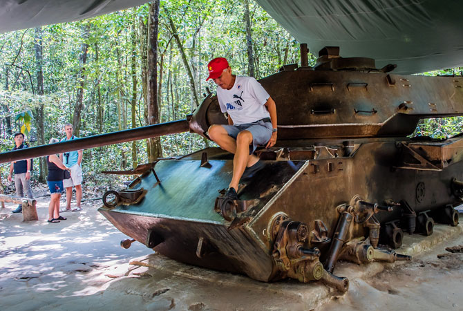 Recall The Past in Cu Chi Tunnels